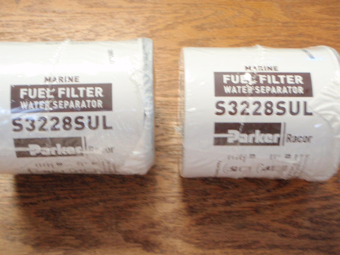 FUEL FILTER RACOR GAS 62 S3228SUL PAIR FILTERS INBOARD I/O OUTBOARD 2 MICRON