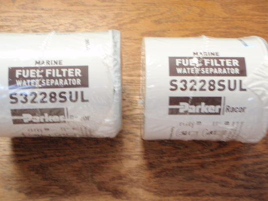 FUEL FILTER RACOR GAS 62 S3228SUL PAIR FILTERS INBOARD I/O OUTBOARD 2 MICRON