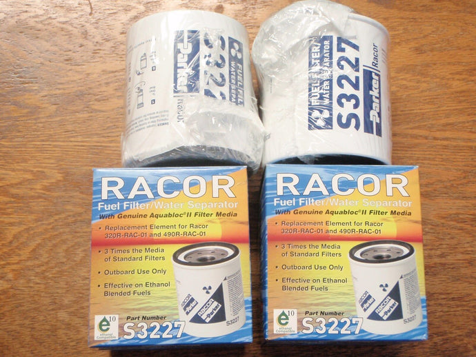 FUEL FILTER RACOR GAS 62 S3227 320RRAC01 OUTBOARD REPLACEMENT PAIR FILTERS EBAY