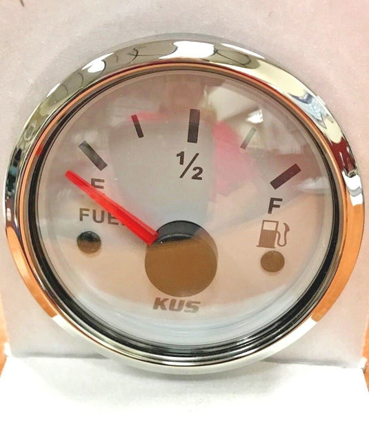 FUEL TANK GAUGE METER SENDER 20" STAINLESS WEMA KUS UPFR-WS-240-33 WHITE CHROME