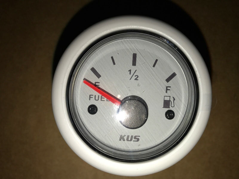 Load image into Gallery viewer, FUEL TANK GAUGE METER AND SENDER 8-1/2&quot; STAINLESS WEMA KUS UPFR-WW WHITE GAS
