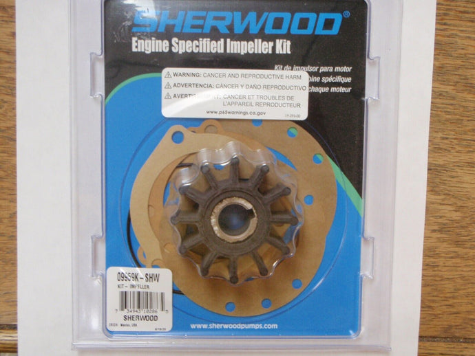 WATER PUMP IMPELLER SHERWOOD 09959K MARINE ENGINE AND GENERATOR 9959 gaskets