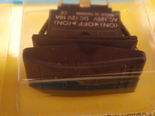 ROCKER SWITCH SEACHOICE 10921 NON-LIGHTED MOMENTARY ON/OFF/MOMENTARY ON BLACK