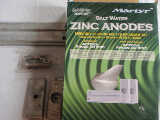 ANODE KIT CMM75115KITz FIT MERCURY 75 80 90 100 115 818298 31640 826134 zinc