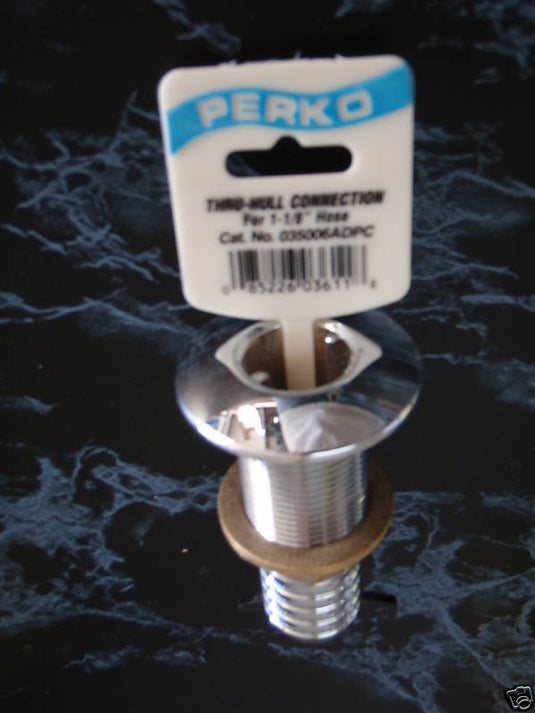 THRU HULL CHROME BRONZE PERKO FOR 5/8 HOSE 9 0350004DPC BOATINGMALL EBAY BOAT