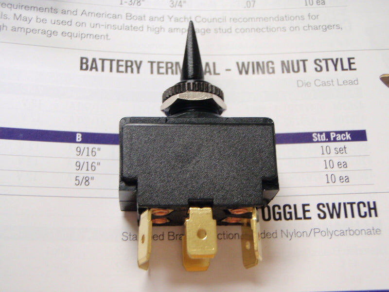 Load image into Gallery viewer, TOGGLE SWITCH ON/OFF/ON SEADOG 4201031 DPDT 6 TERMINAL MARINE BOAT RV PLASTIC
