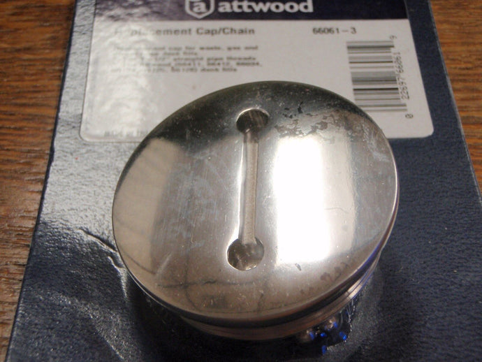 DECK FILL CAP 660613 ATTWOOD FOR GAS WASTE DIESEL DECK FILLS GAS CAP FILL BOAT