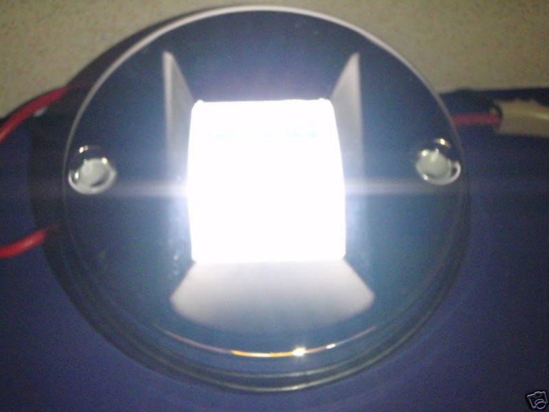 Load image into Gallery viewer, LED LIGHT ROUND 12V VERY BRIGHT 304 STAINLESS 50-02381 COURTESY NAV LIGHTING
