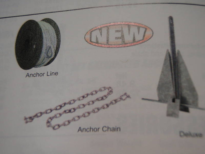 ANCHOR KIT 150FT 3/8 LINE 8LB ANCHOR 4FT CHAIN  41722