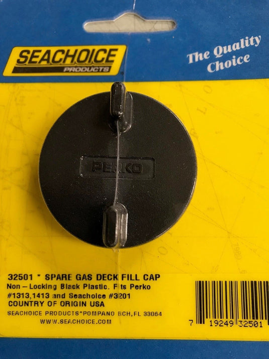 DECK FILL REPLACEMENT GAS CAP PLASTIC SEACHOICE 32501 PERKO BOAT MARINE PARTS