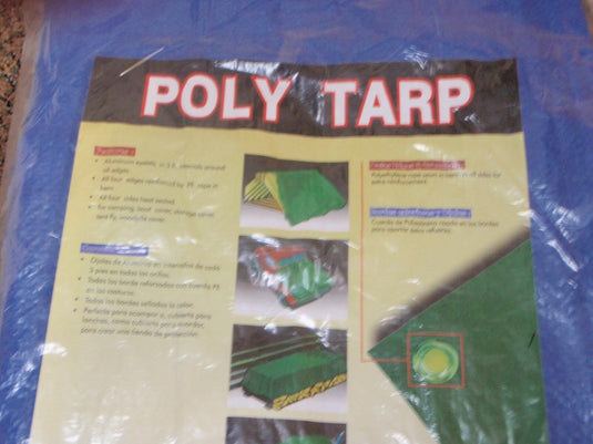 TARP BLUE POLYETHYLENE BOAT STORAGE COVER 136 97035B 8FT X 20FT BOATINGMALL EBAY