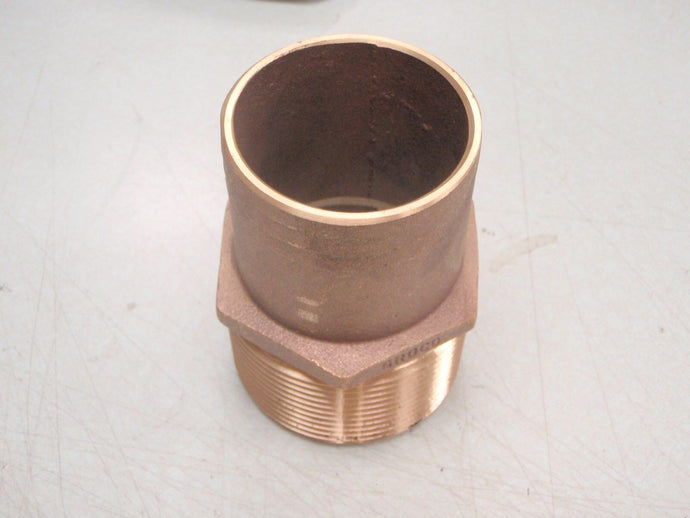 PIPE HOSE ADAPTER BARB CAST BRONZE 34 PTH2500 GROCO 2-1/2