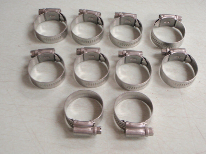 HOSE CLAMPS 316 STAINLESS SIZE 12 MIN 7/8