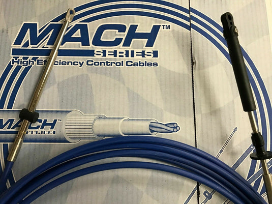 JOHNSON EVINRUDE CONTROL CABLE UFLEX MACH14 SHIFT THROTTLE CABLE 28FT MACH14X28