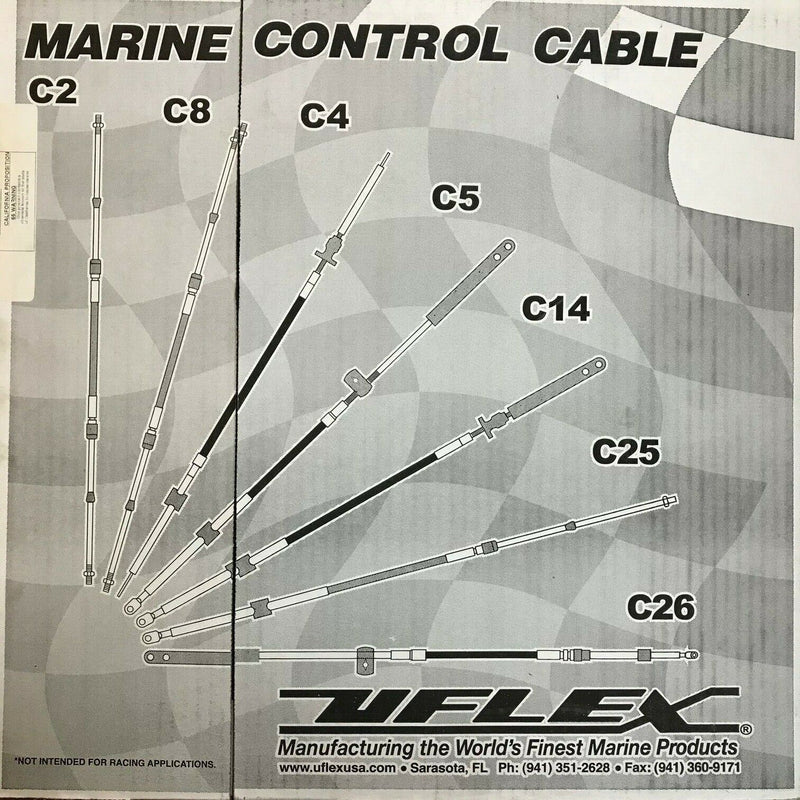 Load image into Gallery viewer, JOHNSON EVINRUDE OMC CONTROL CABLE UFLEX C14 SHIFT THROTTLE CABLE 13FT C14X13
