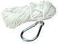 ANCHOR LINE NYLON BRAID 3/16X100FT SEACHOICE 40221 WHITE BOATINGMALL BOAT SALE