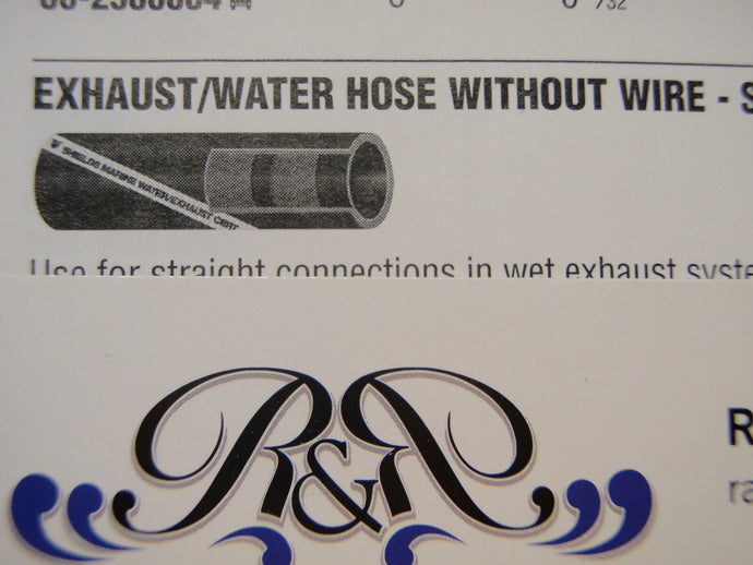 HOSE EXHAUST WATER W/O WIRE 1