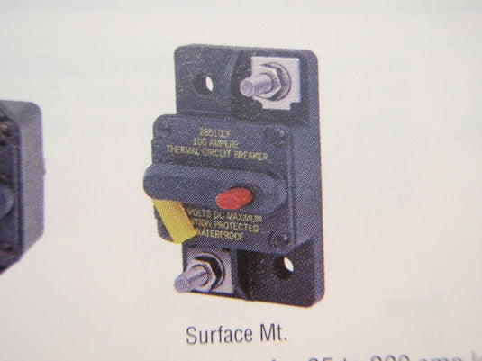 BLUE SEA 285 SERIES THERMAL CIRCUIT BREAKER 70 AMP 661-7185 SURFACE MOUNT BOAT