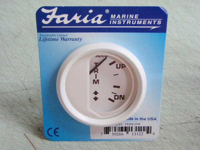 TRIM GAUGE FARIA 678-13122 FITS MERCURY MERCRUISER VOLVO DP YAMAHA MARINER BOAT