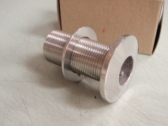 THRU HULL FITTING 316 STAINLESS STEEL 34 TH500WS 1/2" THREAD GROCO MARINE BOAT