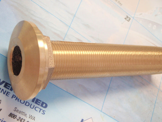 THRU HULL FITTING BRONZE EXTRA LONG 34 THXL1000W 1