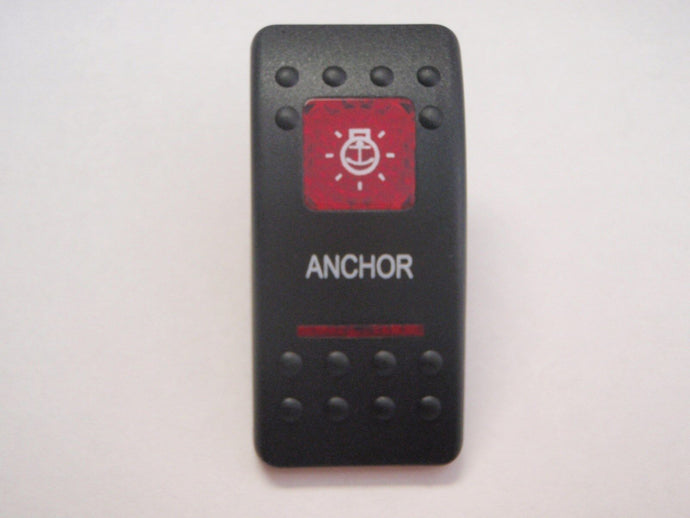 ANCHOR LIGHT ACTUATOR COVER BLACK 2 RED LENS FITS CARLING CONTURA BOAT PARTS