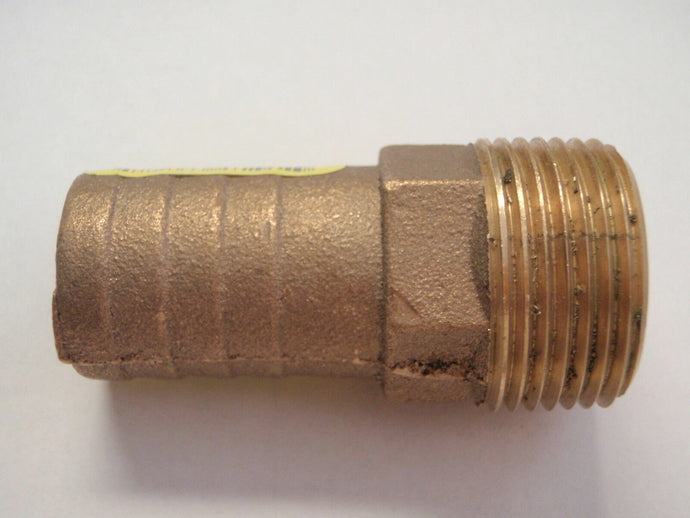 PIPE HOSE ADAPTER BARB CAST BRONZE 34 PTH1000 GROCO 1