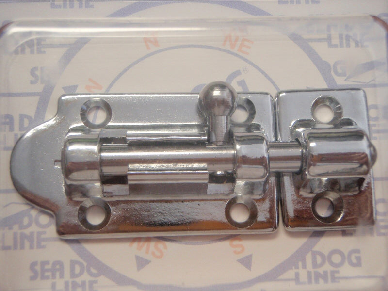 Load image into Gallery viewer, BARREL BOLT SEADOG CHROME BRASS 2225221 MARINE HARDWARE BOAT RV BOATINGMALL
