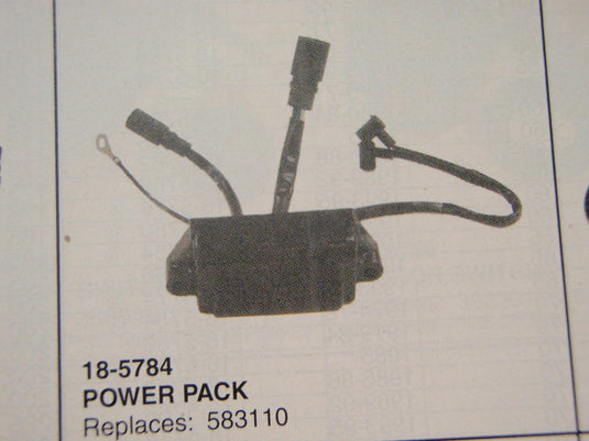 POWER PACK 18-5784 FITS JOHNSON EVINRUDE 583110 OMC OUTBOARDS BOATINGMALL EBAY