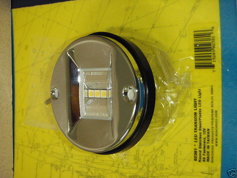 Load image into Gallery viewer, LED LIGHT ROUND 12V VERY BRIGHT 304 STAINLESS 50-02381 COURTESY NAV LIGHTING
