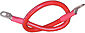 BATTERY CABLE 2 GAUGE 60" RED MARINE BOAT RV COPPER 84-706 3/8" LUGS WIRE BOAT