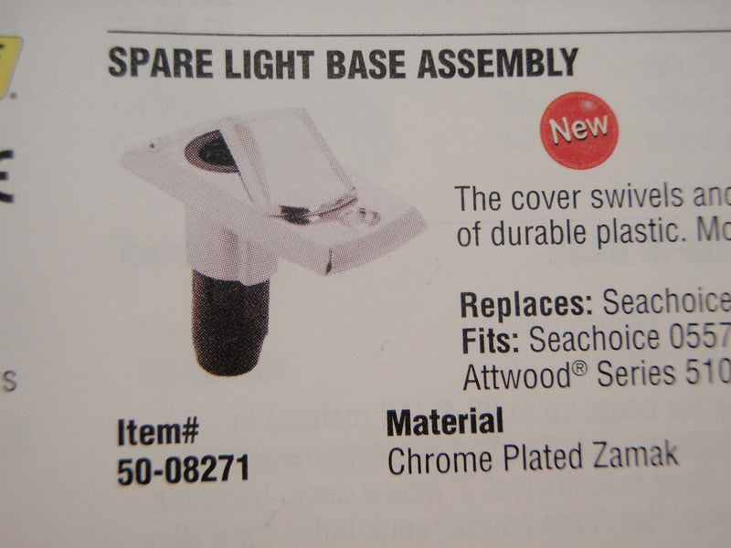 Load image into Gallery viewer, POLE LIGHT SPARE BASE ANCHOR ALL-AROUND SEACHOICE 08271 ANCHOR LIGHT BASE EBAY
