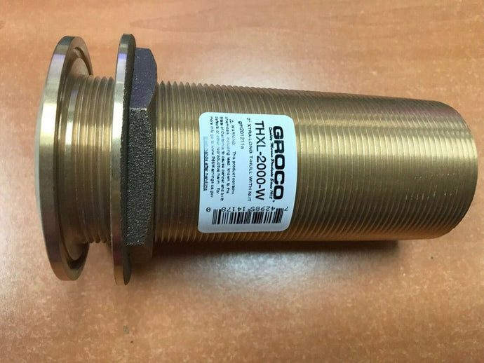 THRU HULL FITTING BRONZE EXTRA LONG 34 THXL2000W 2