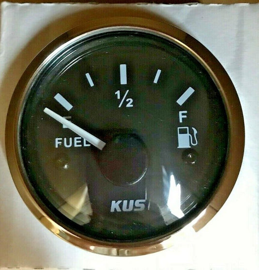 FUEL TANK GAUGE METER SENDER 25" STAINLESS WEMA KUS CPFR-BS-240-33 BLACK CHROME