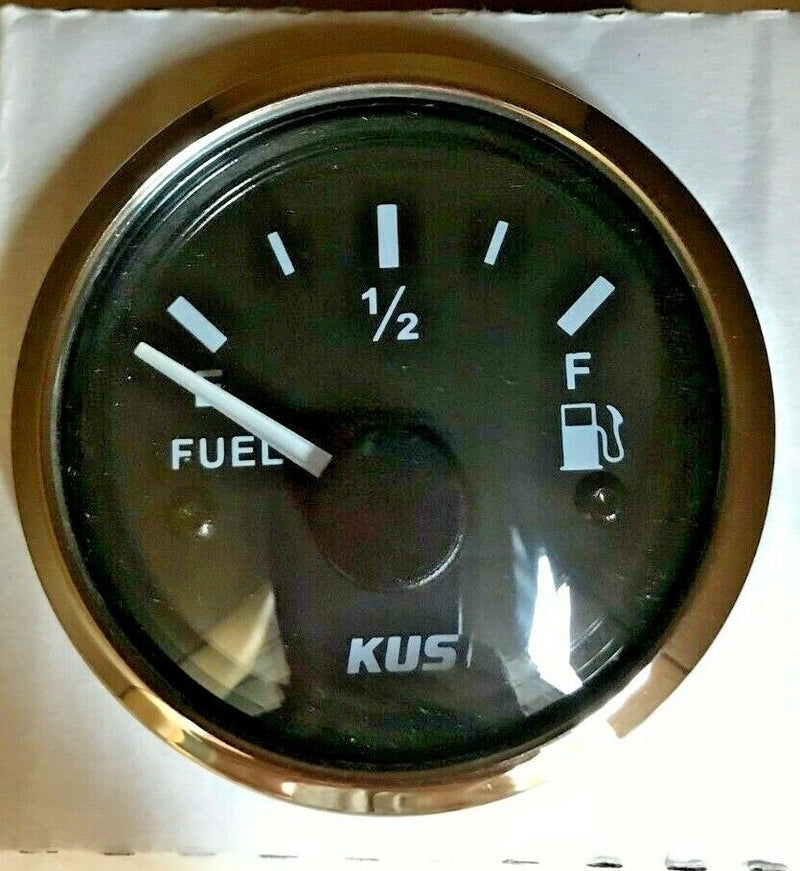 Load image into Gallery viewer, FUEL TANK GAUGE METER SENDER 18-1/2&quot; STAINLESS WEMA KUS CPFR-BS BLACK CHROME
