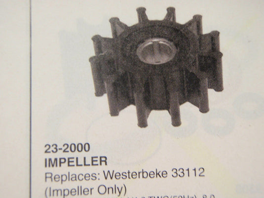 WESTERBEKE GENERATOR SIERRA IMPELLER KIT 23-2000 33112 BOATINGMALL EBAY PARTS