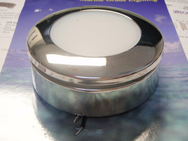 Load image into Gallery viewer, LED SURFACE LIGHT SCANDVIK 41378 WARM WHITE TOP BLUE 12V COURTESY CABIN LIGHT
