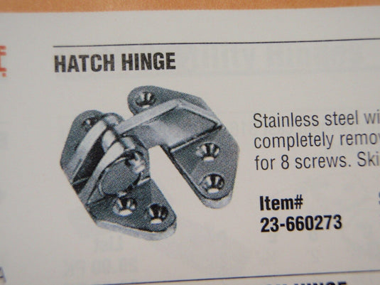 HATCH HINGE STAINLESS 23 660273 MARINE BOAT HARDWARE BOATINGMALL EBAY ATTWOOD